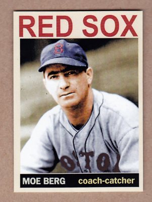 #ad #ad Moe Berg #x27;46 Boston Red Sox Monarch Corona Private Stock #49 NM cond. $8.95