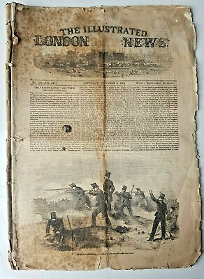 #ad ILLUSTRATED LONDON NEWS 1854 CRIMEAN WAR SEBASTOPOL ANTIQUE PRINTS NEWSPAPER GBP 12.99
