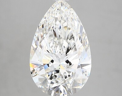 #ad Lab Created Diamond 2.95 Ct Pear F VS2 Quality Excellent Cut IGI Certified $1869.90
