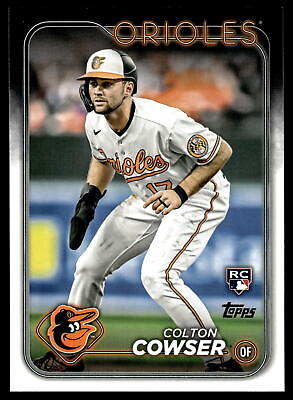 #ad 2024 Topps #257 Colton Cowser Rookie Baltimore Orioles $1.60