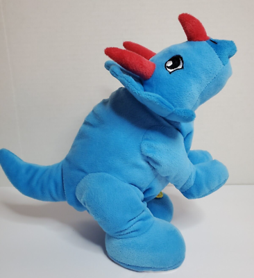 #ad Ryan#x27;s World Roaring Dinosaur Blue Triceratops Electronic Animated Plush Toy $9.99