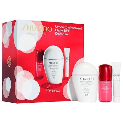 #ad NIB Shiseido Urban Environment Daily SPF DefenseSunscreen Serum Eye Cream $83 $35.00