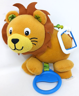 #ad Baby Einstein Discover amp; Go Plush Lion Hang Clip Toy Teether Animal NO SOUND #S1 $8.17