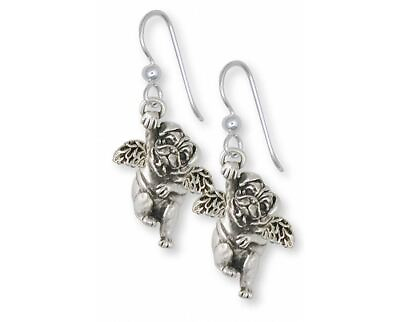 #ad Pug Angel Jewelry Sterling Silver Handmade Dog Earrings PG28 ANE $194.97