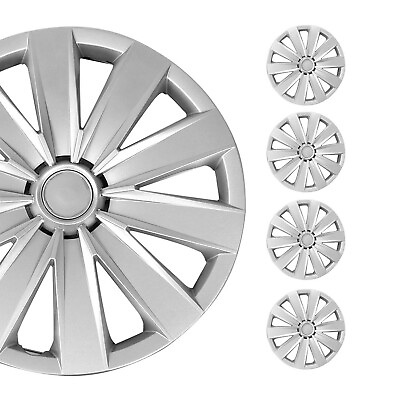 #ad 16quot; Wheel Covers Hubcaps 4Pcs for Saturn Silver Gray Gloss $68.99