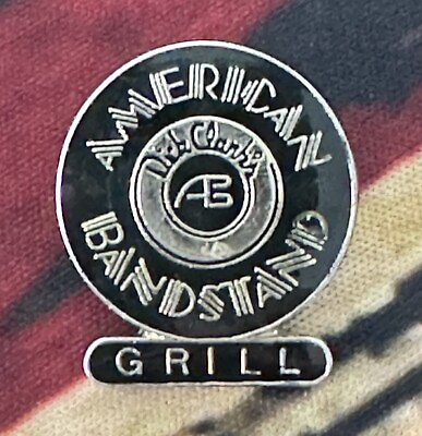#ad Vintage Dick Clarks American Bandstand Grill 1” Lapel Pin $11.49