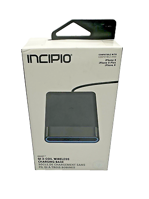 #ad Incipio Ghost™️ Qi 3 coil Wireless Charging Base Phone Charger NEW $6.99