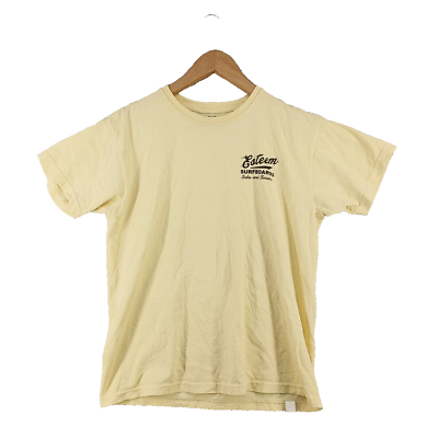 #ad ESTEEM T Shirt Size XL 16 18 Women Short Sleeve Casual Solid Yellow $12.33