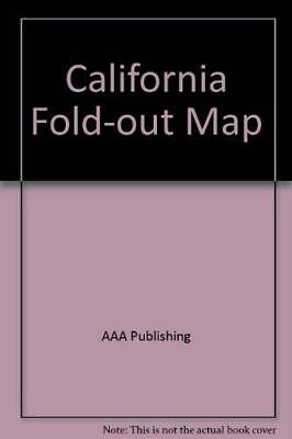 #ad California Fold out Road Map State Series Map By AAA GOOD $15.94