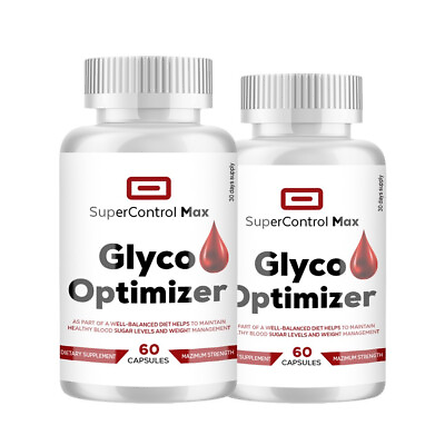 #ad 2 Pack SuperControl Max Glyco Optimizer for Blood Sugar Support Pills $49.95