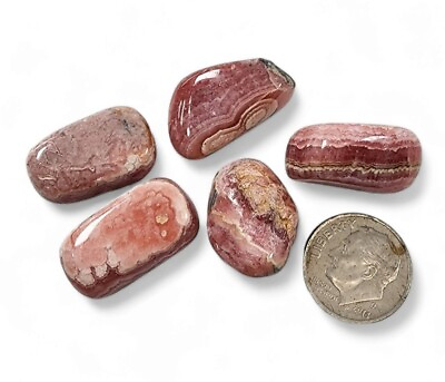 #ad Rhodochrosite Polished Crystal Stones 31.6 grams $14.99