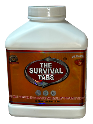 #ad The Survival Tabs 25 Year Shelf Life 180 Chewable Food Tablets Ex: 11 2048 $36.99