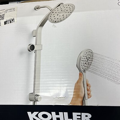 #ad KOHLER Raindet 3 in 1 Multifunction Shower System Brushed Nickel R26089 G BN $182.00