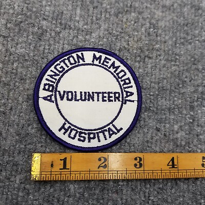 #ad Vintage Abington Memorial Hospital Patch $4.00