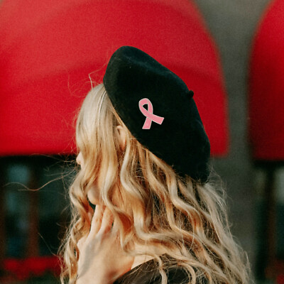 #ad 30PCS Breast Awareness Pink Lapel Pin Ribbon Badge Brooch Gifts for Women $9.87