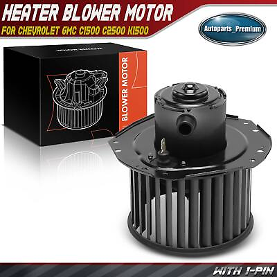 #ad Heater Blower Motor w Fan Cage for Chevrolet GMC C1500 C2500 K1500 Pontiac K2500 $32.99