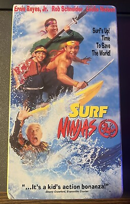 #ad Surf Ninjas VHS 1993 Sealed Brand New $17.99