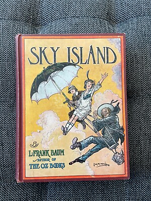 #ad Vintage SKY ISLAND by L. Frank Baum. Pristine copy 1920s era Reilly amp; Lee. $215.00