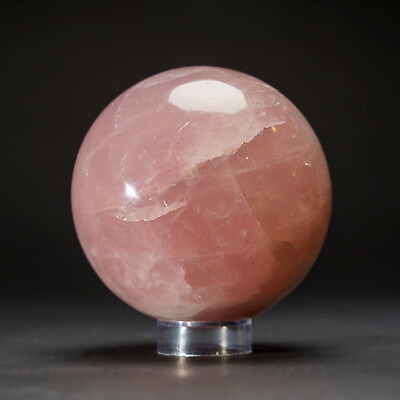#ad Genuine Polished Rose Quartz Sphere from Brazil 3.5quot; Diameter 2 lbs $400.00