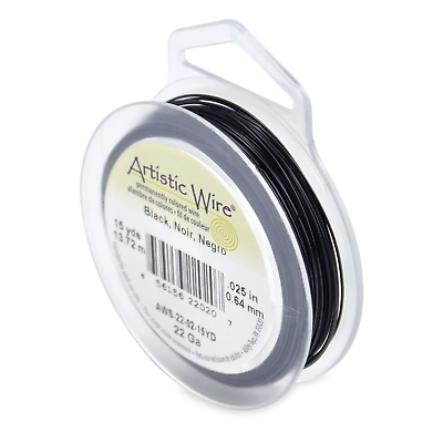 #ad Artistic Wire 22 Gauge .64 mm Tarnish Resistant Colored Copper Craft Wire Bl $11.72