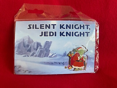 #ad Disney Park Star Wars Silent Knight Jedi Knight Christmas Holiday Pin Brand New $24.95