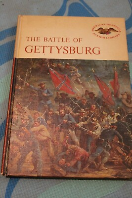 #ad Vintage The Battle of Gettysburg Hardcover Book Read Description $20.00