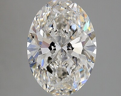 #ad Lab Created Diamond 3.08 Ct Oval H VS1 Quality Very good Cut IGI Certified $1543.30