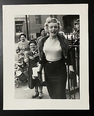 #ad 1956 Marilyn Monroe Original Photograph Actors Studio New York Candid $500.00