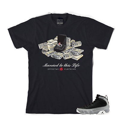 #ad Tee to match Air Jordan Retro 9 Particle Grey. Married Tee $26.25