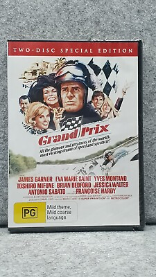 #ad NEW: GRAND PRIX 2 Disc SPECIAL EDITION 1966 Movie DVD Region 4 Free Fast Post AU $55.99