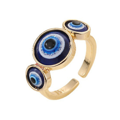 #ad Evil Eye Jewelry Rings Aesthetic Evil Eye Stackable Rings $7.96