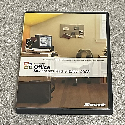 #ad Microsoft Office Student and Teacher Edition 2003 for Windows $14.99