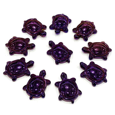 #ad 10pcs Red Carved Hematite Turtle Pendant Bead 40x40x7mm Jewelry Making $24.69