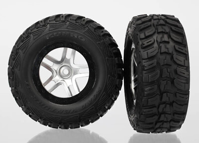 #ad Traxxas SCT Black Beadlock Wheels and Tires 2 6874 $24.95