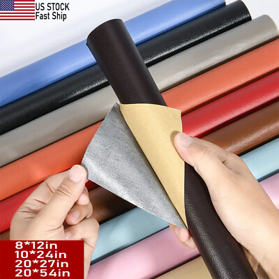 #ad Self Adhesive Vinyl Faux Leather Fabric Repair Patch Kit for Car seat Sofas $6.64