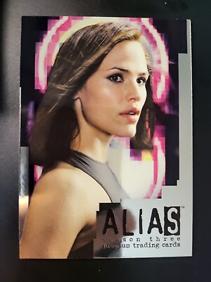 #ad ALIAS a3 ms Season Three 2004 Jennifer Garner Inkworks Silver Promo Trading Card $4.99