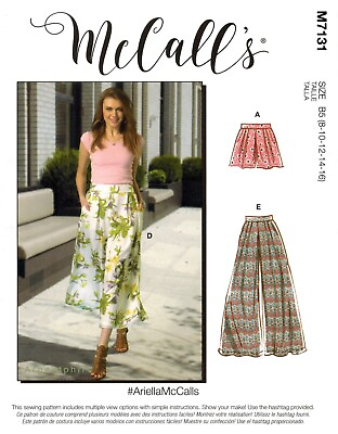 #ad McCall 7131 Misses#x27; Wide Leg Palazzo Culotte Pants amp; Short 8 24 Sewing Pattern $11.49