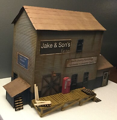 #ad S Scale Jake and Sons Structure Kit Laser Cut $49.99