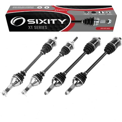 #ad 4 pc Sixity XT Front Rear Left Right Axles for Can Am Commander 1000 DPS LTD cp $316.99