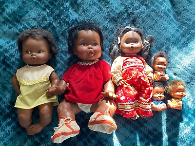 #ad Vintage African American Doll Bundle $50.00