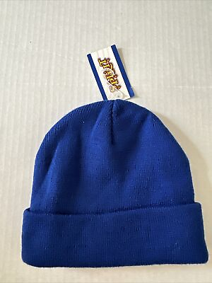 #ad Spirit Halloween Adult One Size Beanie Hat Cap Warm Winter NWT Blue $5.99