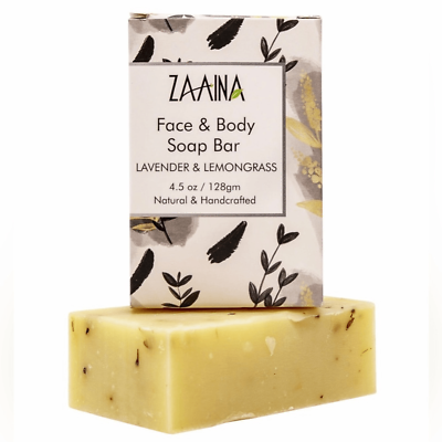 #ad NEW ZAAINA Natural amp; Handcrafted Face amp; Body Soap Bar $9.00