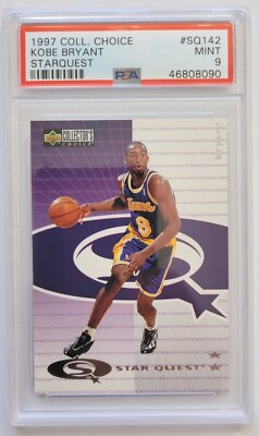 #ad 1997 98 Upper Deck Collector#x27;s Choice Star Quest Kobe Bryant PSA 9 MINT HOF $160.00