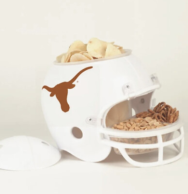 #ad University Of Texas Longhorns Chip Dip Party Snack Helmet Made in USA Wincraft $54.99