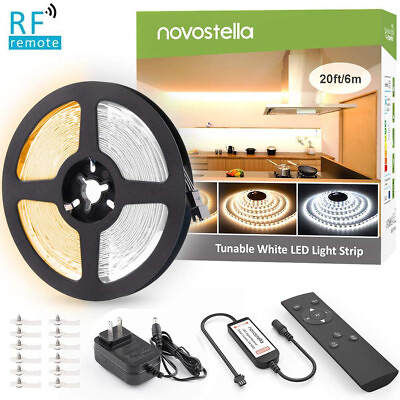 #ad Novostella 20ft LED Strip Light fr Kitchen Cabinet Closet Dimmable Lighting Tape $9.99