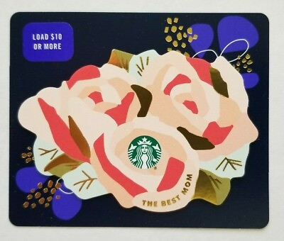 #ad Starbucks Card #6180 Happy Mother#x27;s Day Roses Red 2021 $2.81