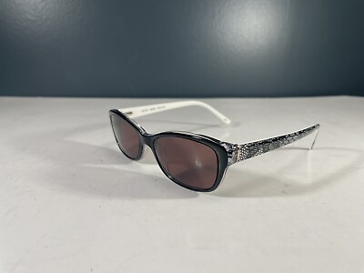 #ad Chelsea Morgan CM 4011 BK CR Round Womens white glasses Frame 53 16 140 mm $22.00