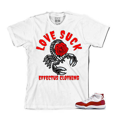 #ad Tee to match Jordan Retro 11 Cherry Red. Love Suck Tee. $24.00