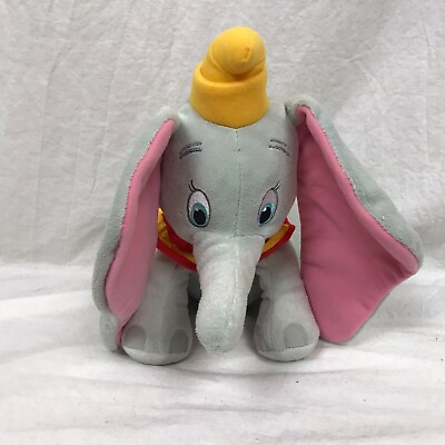 #ad Kohl#x27;s Cares Disney DUMBO Plush Toy Stuffed Animal Elephant Yellow Hat Gray $9.07