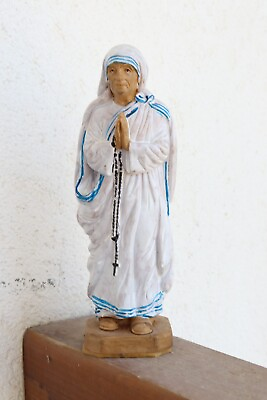 #ad Mother Teresa statue Saint Made in Italy Vintage figure Christianity $96.20